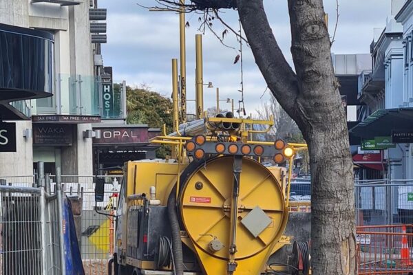 Pipe excavation by Hydro Excavators Vac U Digga providing hydroblasting, hydro digging and hydrovacing based in Christchurch NZ