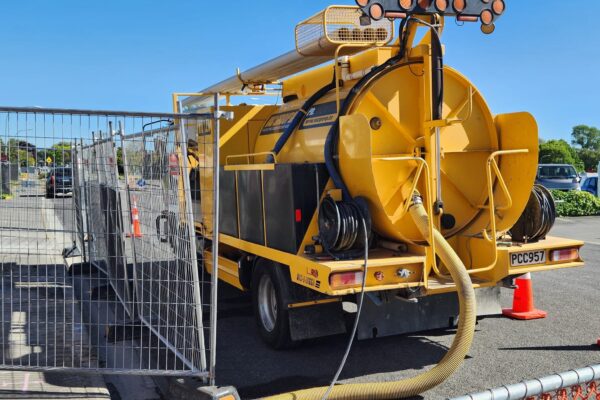 Pipe excavation by Hydro Excavators Vac U Digga providing hydroblasting, hydro digging and hydrovacing based in Christchurch NZ