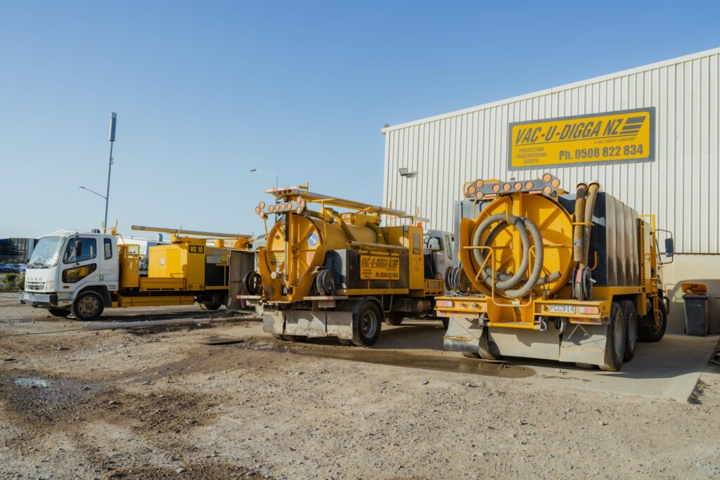 Vac U Digga Christchurch Hydro Excavation Trucks New Zealand Hamilton Auckland Hawkes bay Central Otago Dunedin